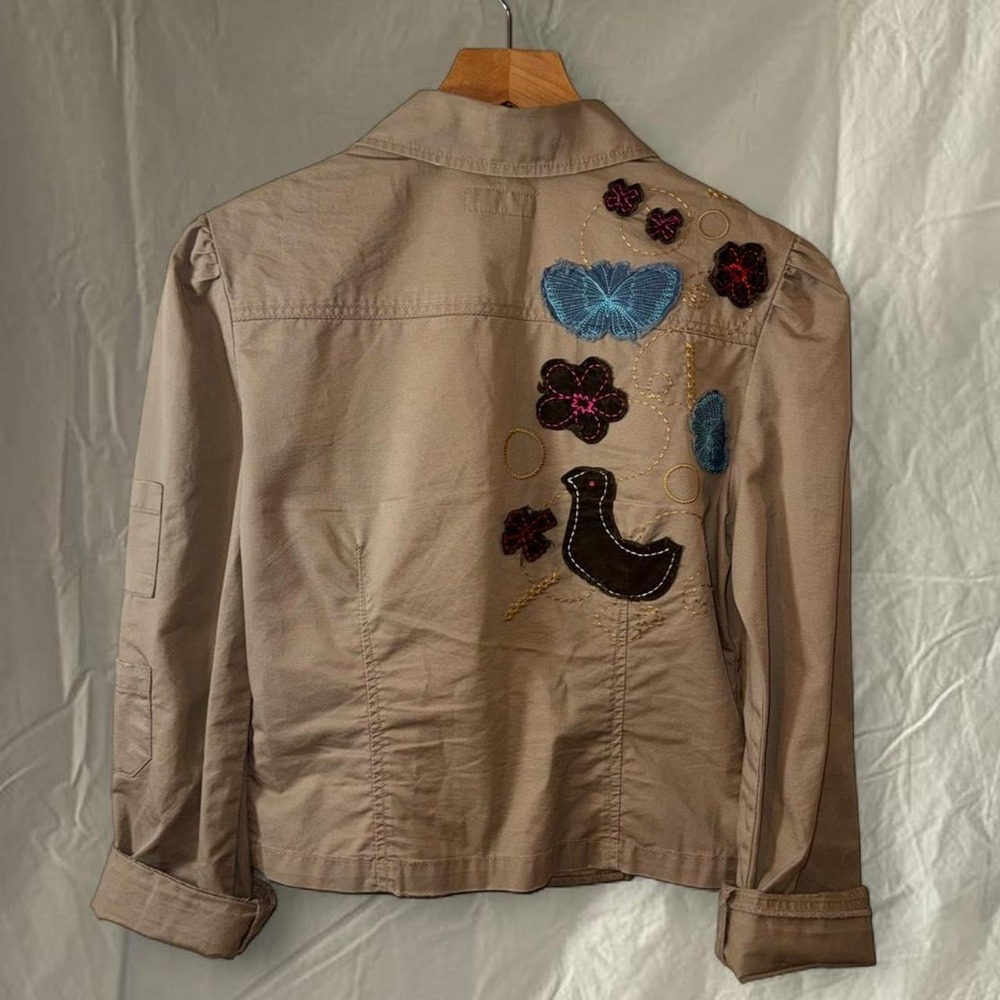 Y2K Dollhouse Embellished Butterfly Jacket